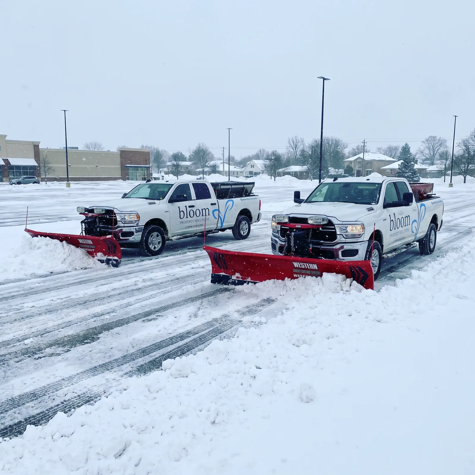 Bloom commercial snow fleet staged for winter service